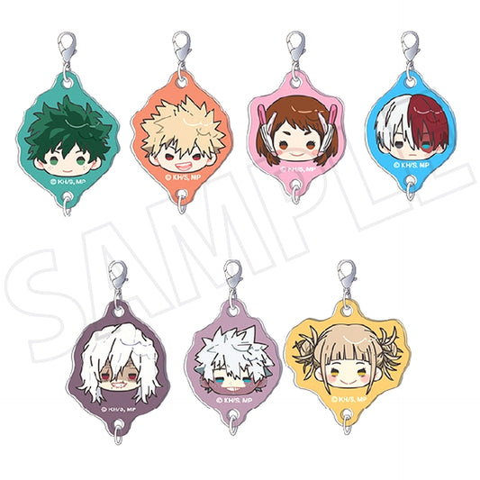 Set of 7 My Hero Academia Connecting Acrylic Charm Collection [USED]