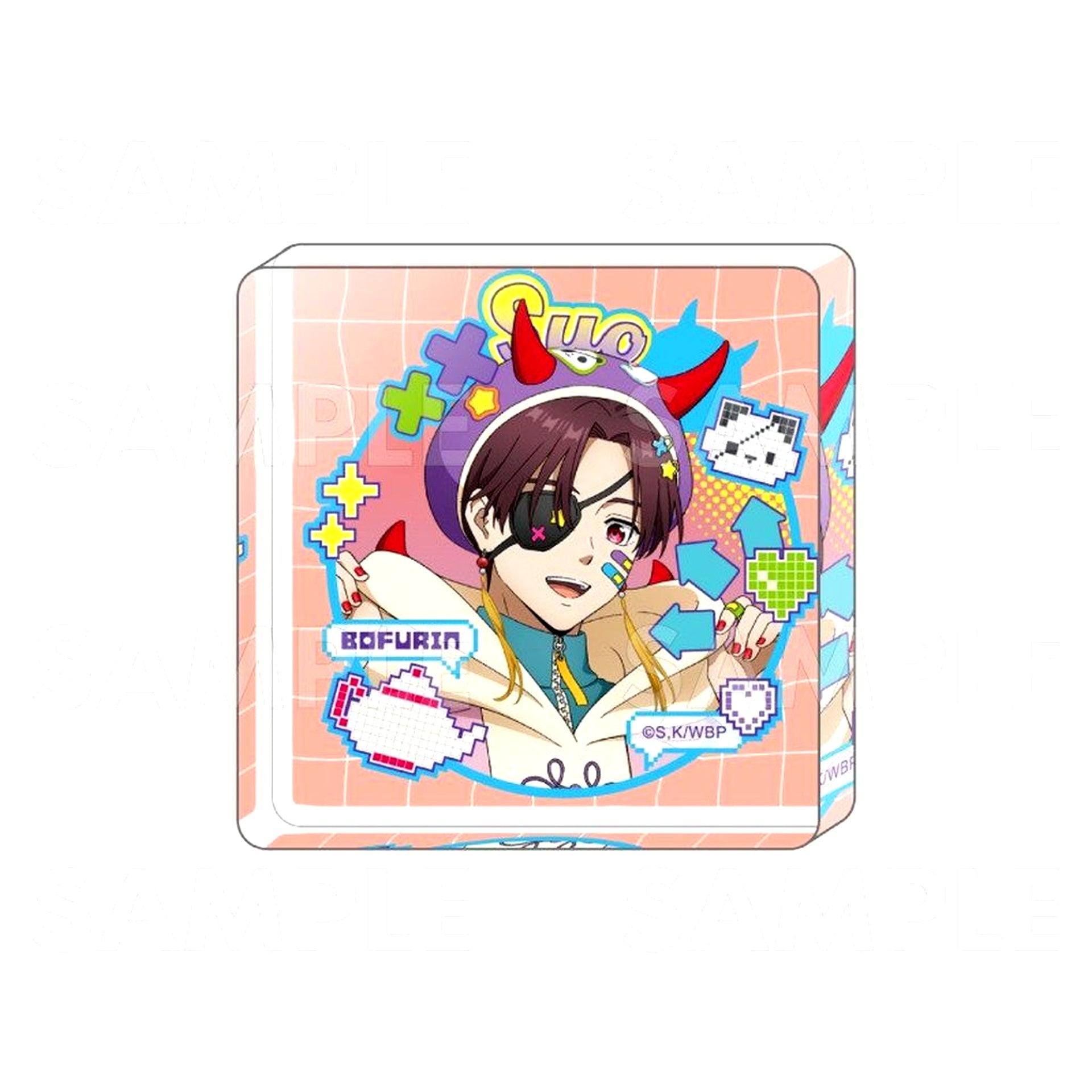 Hayato Suo Mini Acrylic Block Devil Deco Hoodie WIND BREAKER [USED]