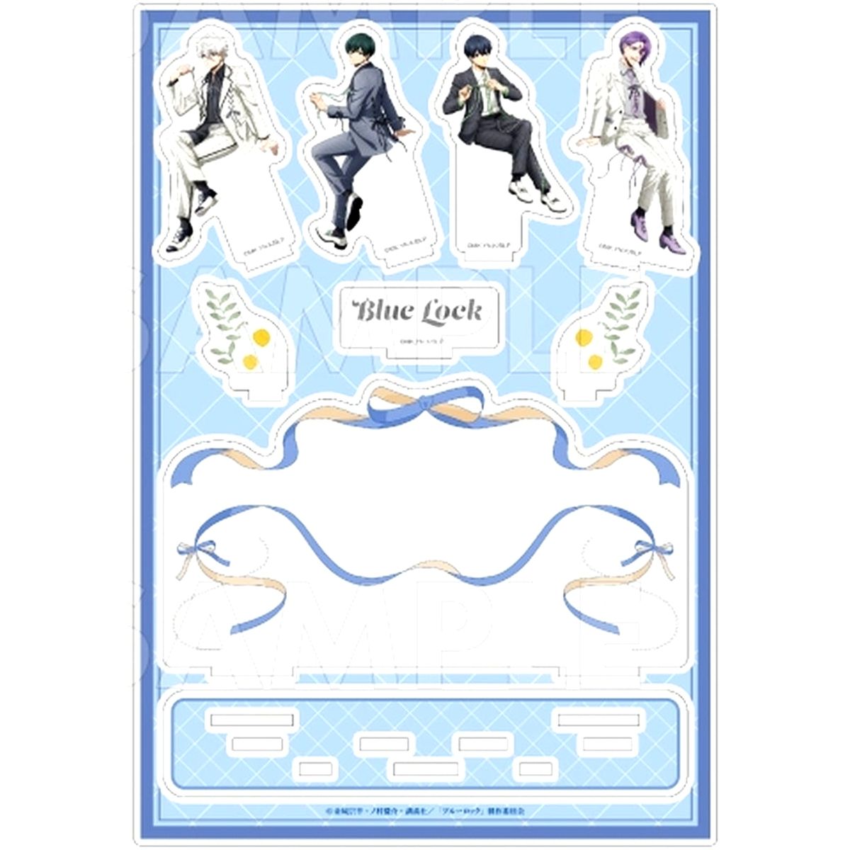 Group Acrylic Diorama Ballet Core Style Blue Lock [USED]