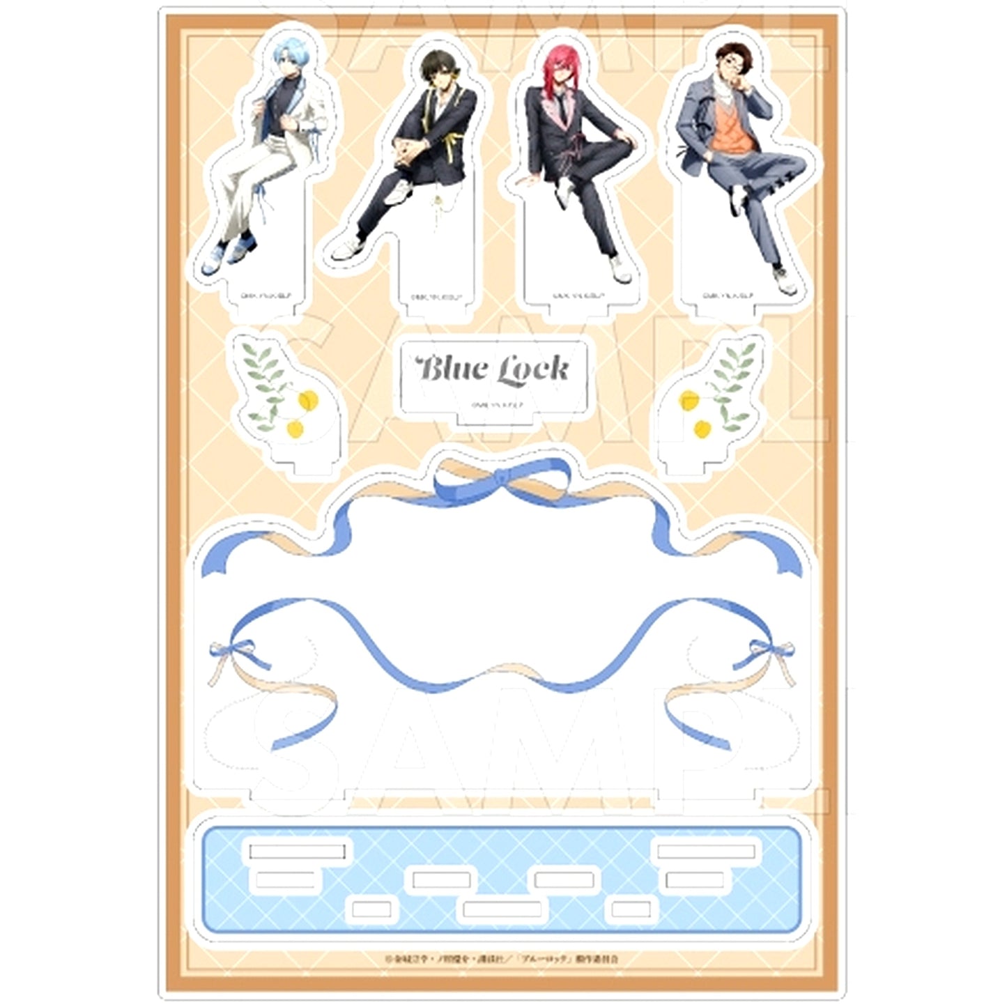 Group B. Balletcore Style Blue Lock Acrylic Diorama [USED]
