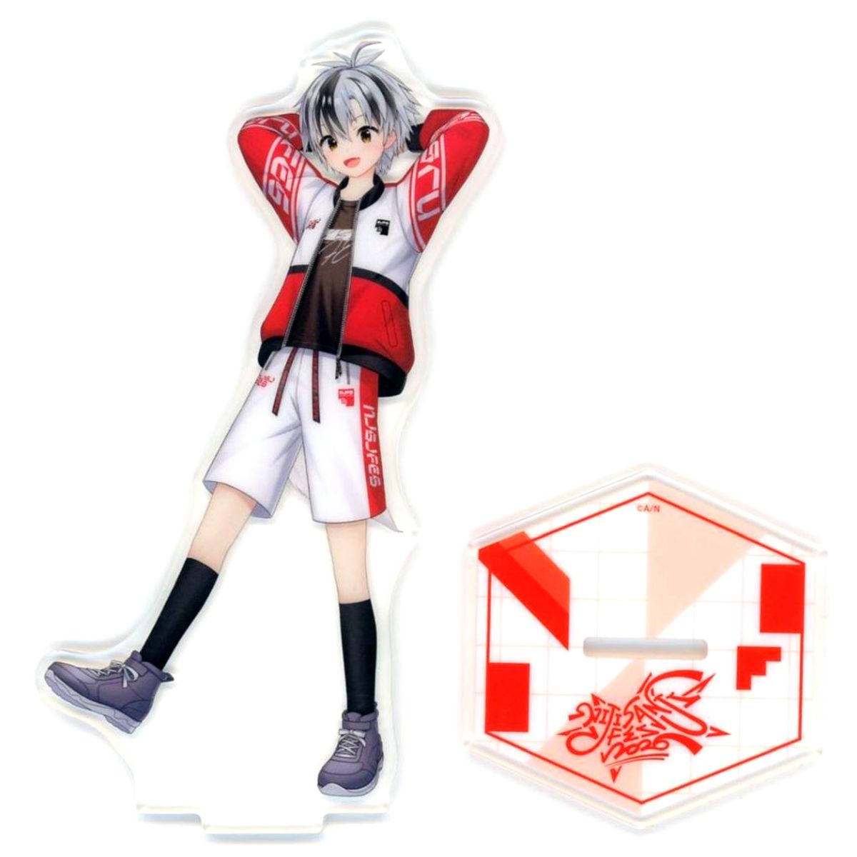 Suzuki Masaru Virtual YouTuber Nijisanji Class Jersey Acrylic Stand Red NIJISANJI Fes 2026 [USED]