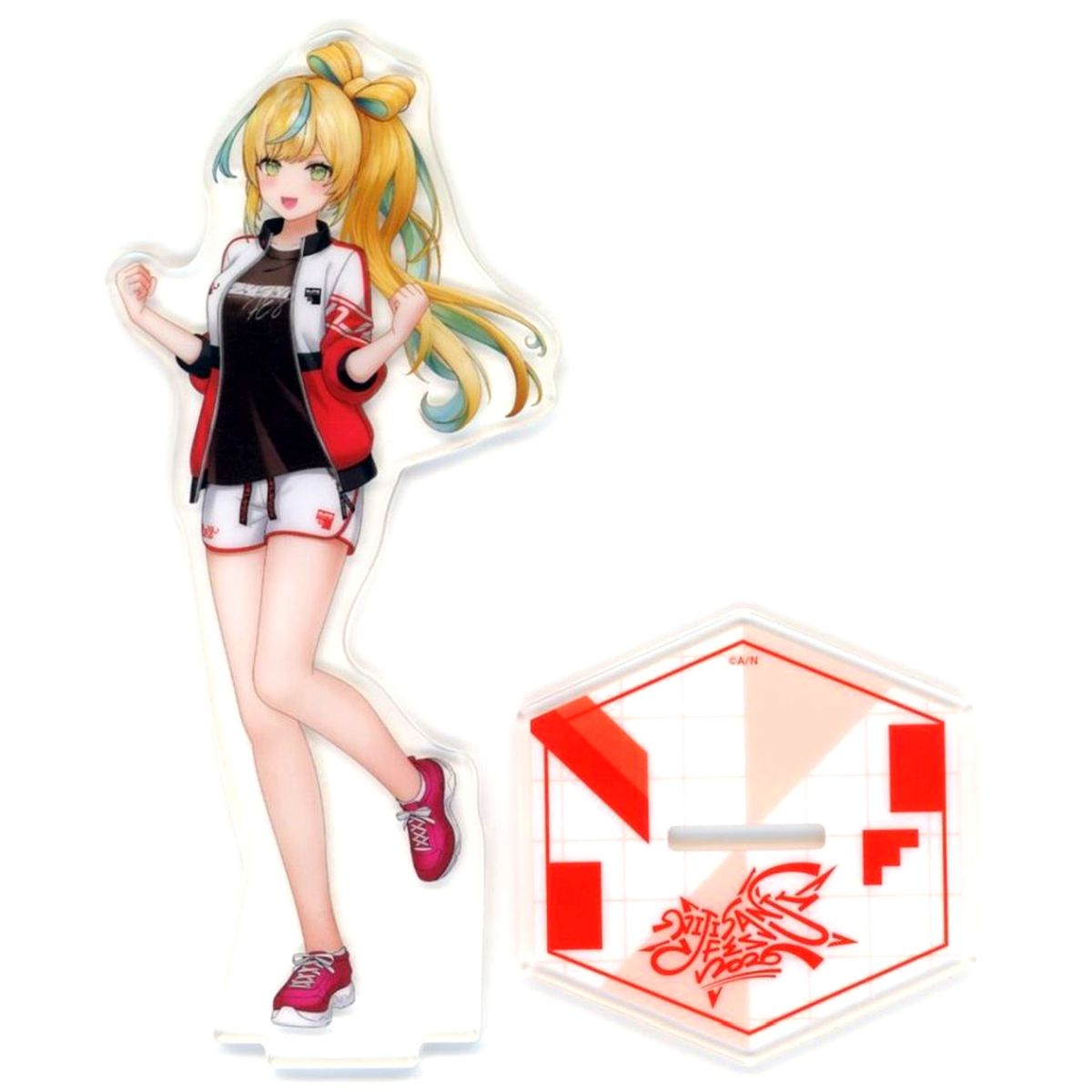 Tachitsute Toto Virtual YouTuber Nijisanji Class Jersey Acrylic Stand Red NIJISANJI Fes 2026 [USED]