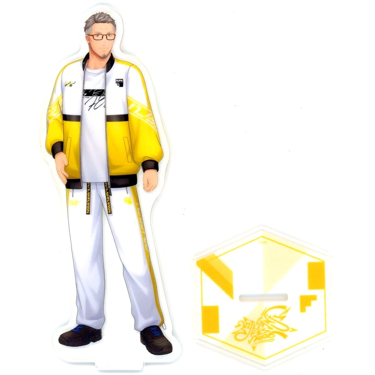 Maimoto Keisuke Virtual YouTuber Nijisanji Class Jersey Acrylic Stand Yellow NIJISANJI Fes 2026 [USED]