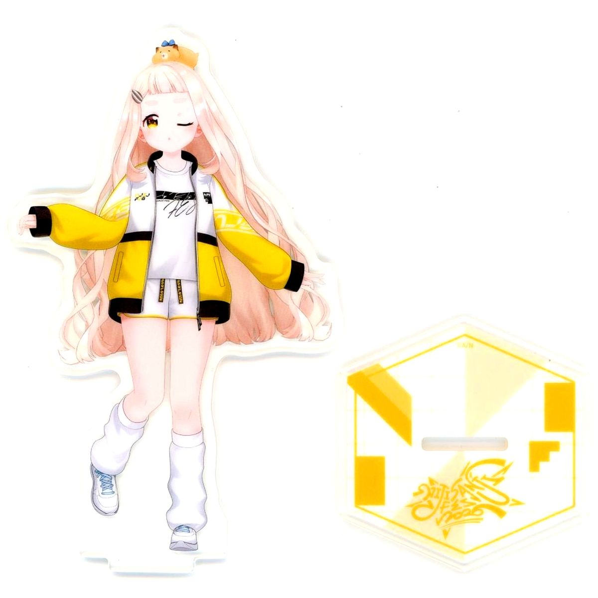 Machita Chima Class Jersey Acrylic Stand Yellow Virtual YouTuber Nijisanji NIJISANJI Fes 2026 [USED]
