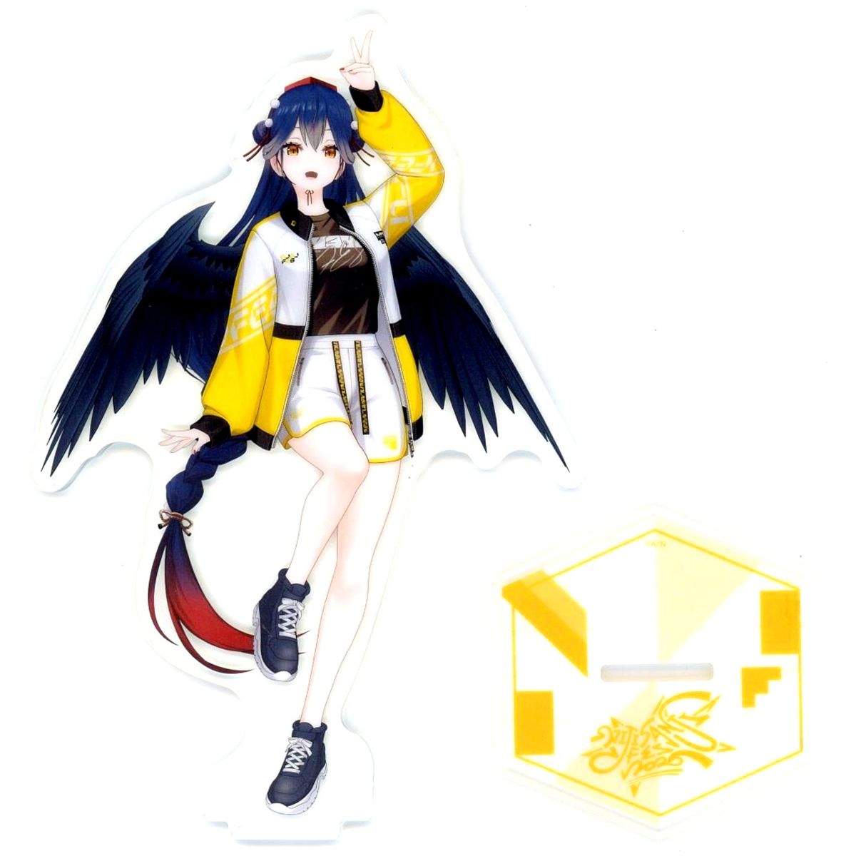 Yamagami Karuta Virtual YouTuber Nijisanji Class Jersey Acrylic Stand Yellow NIJISANJI Fes 2026 [USED]