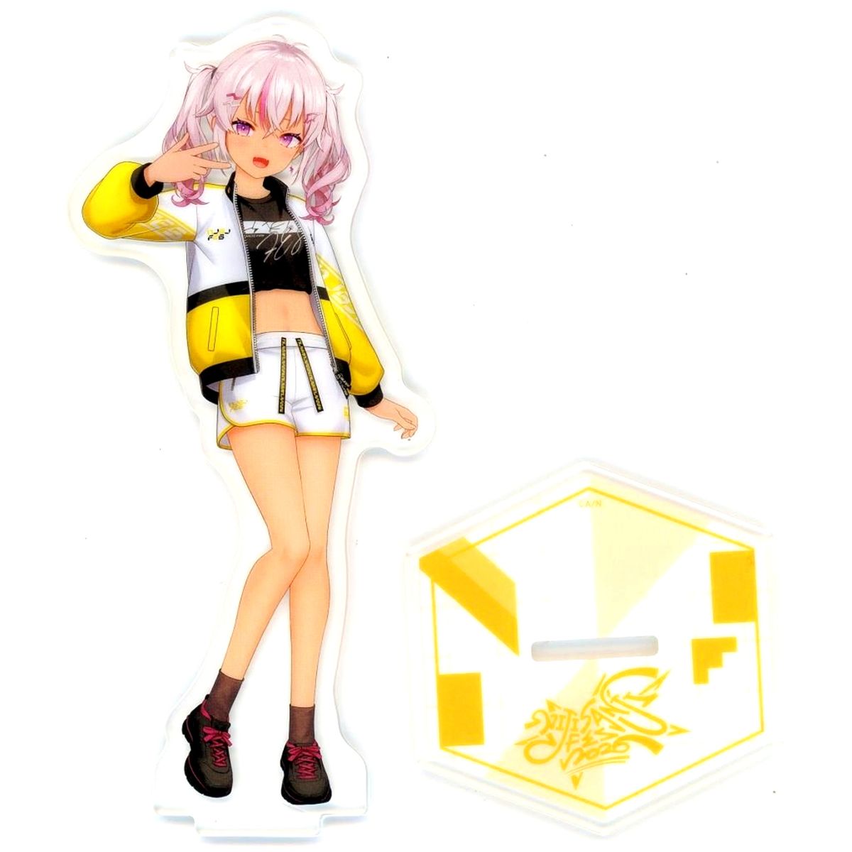 Matsukai Mao Class Jersey Acrylic Stand Yellow Virtual YouTuber Nijisanji NIJISANJI Fes 2026 [USED]
