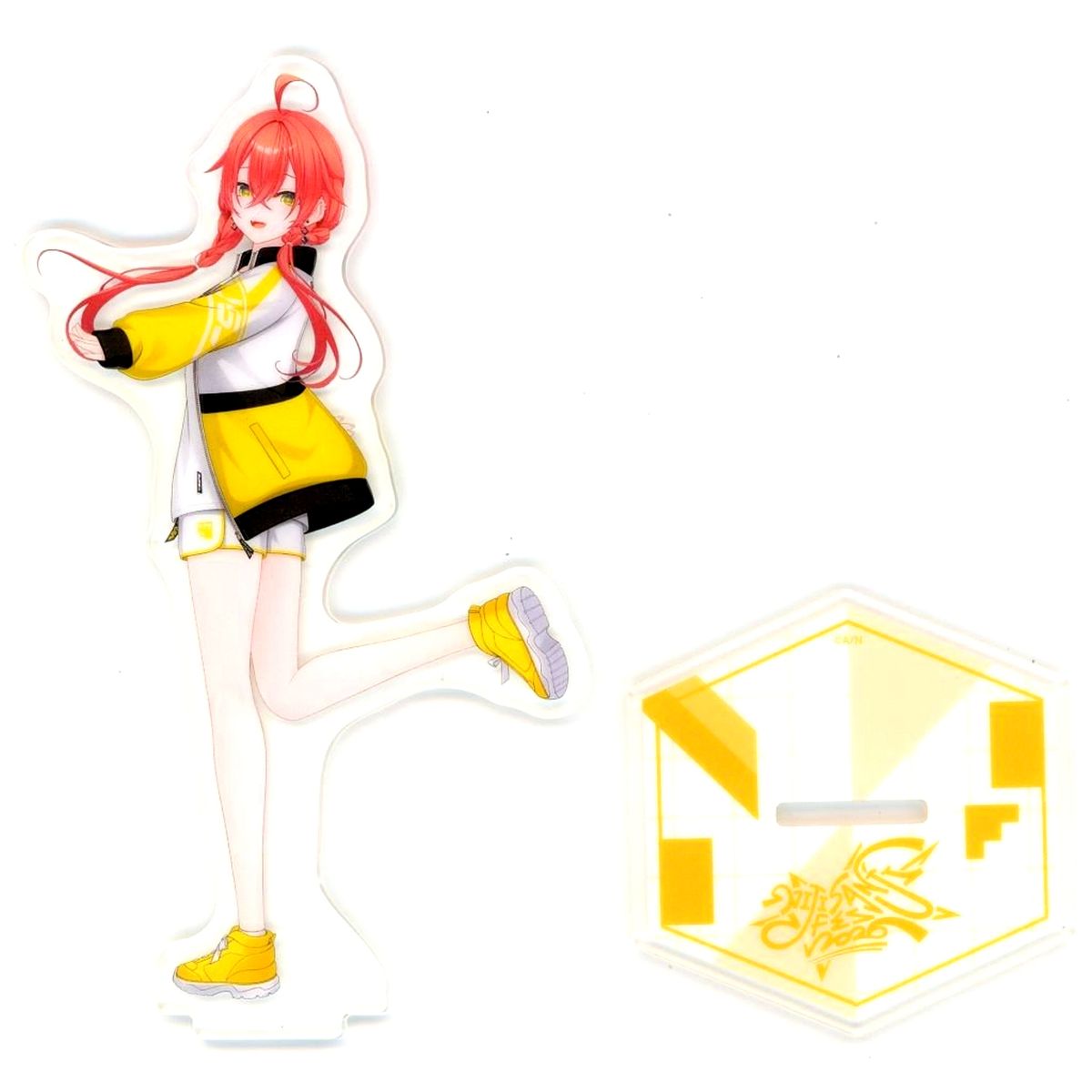 Shishido Akari Class Jersey Acrylic Stand Yellow Virtual YouTuber Nijisanji NIJISANJI Fes 2026 [USED]