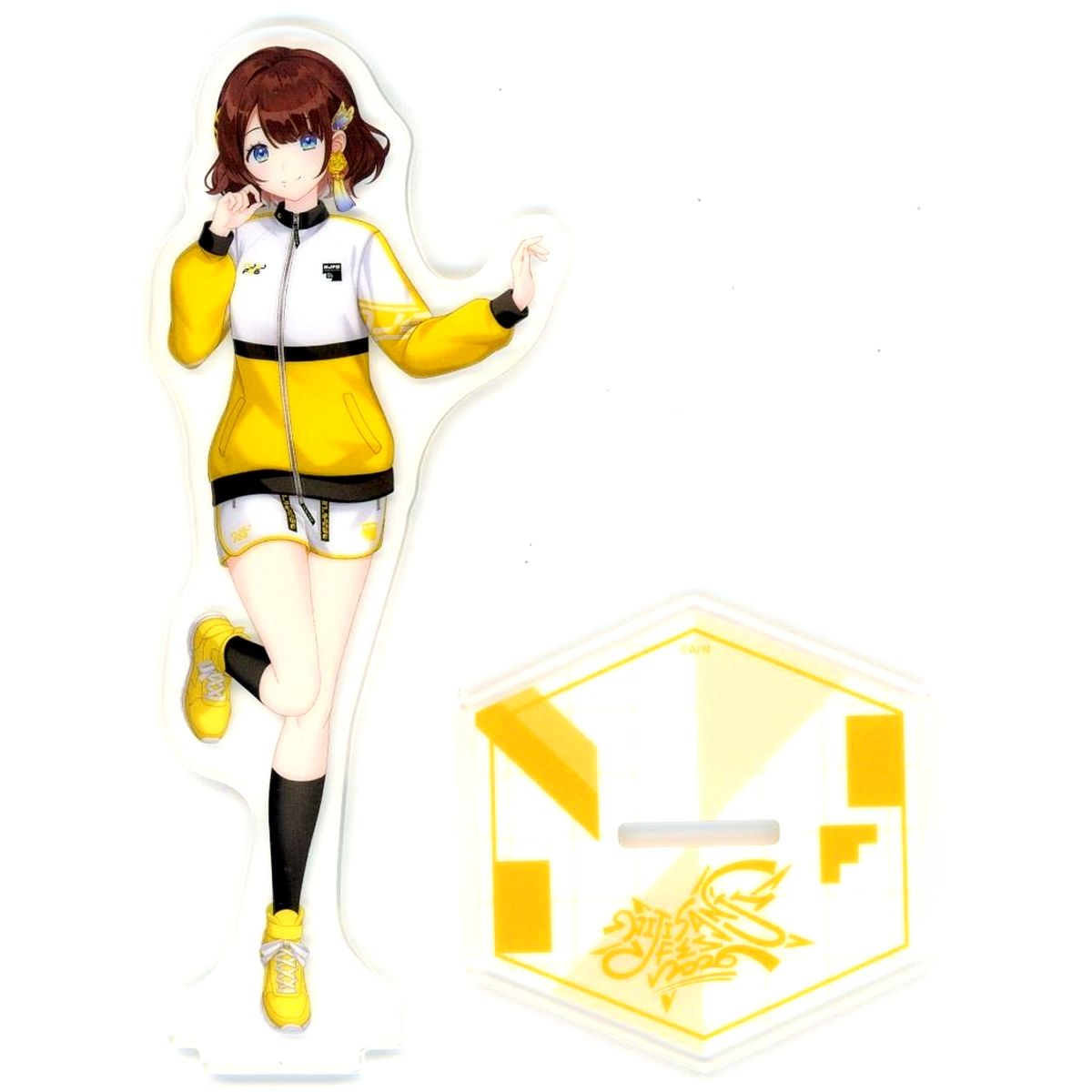 Riko Shiga Class Jersey Acrylic Stand Yellow Virtual YouTuber Nijisanji NIJISANJI Fes 2026 [USED]