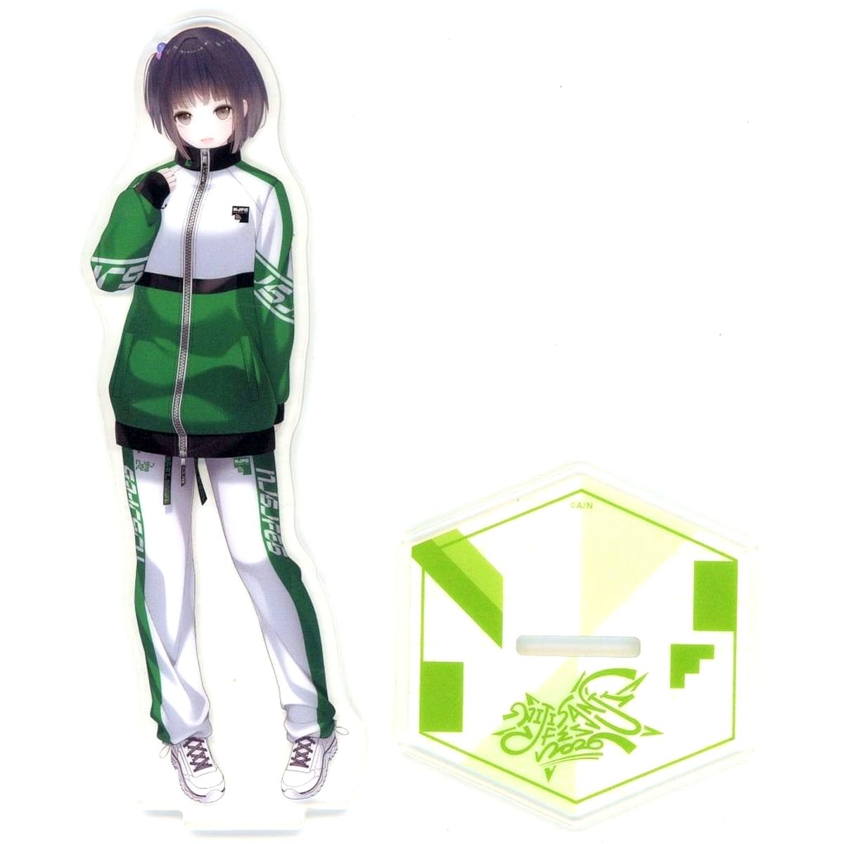 Amemori Sayo Class Jersey Acrylic Stand Green Virtual YouTuber Nijisanji NIJISANJI Fes 2026 [USED]
