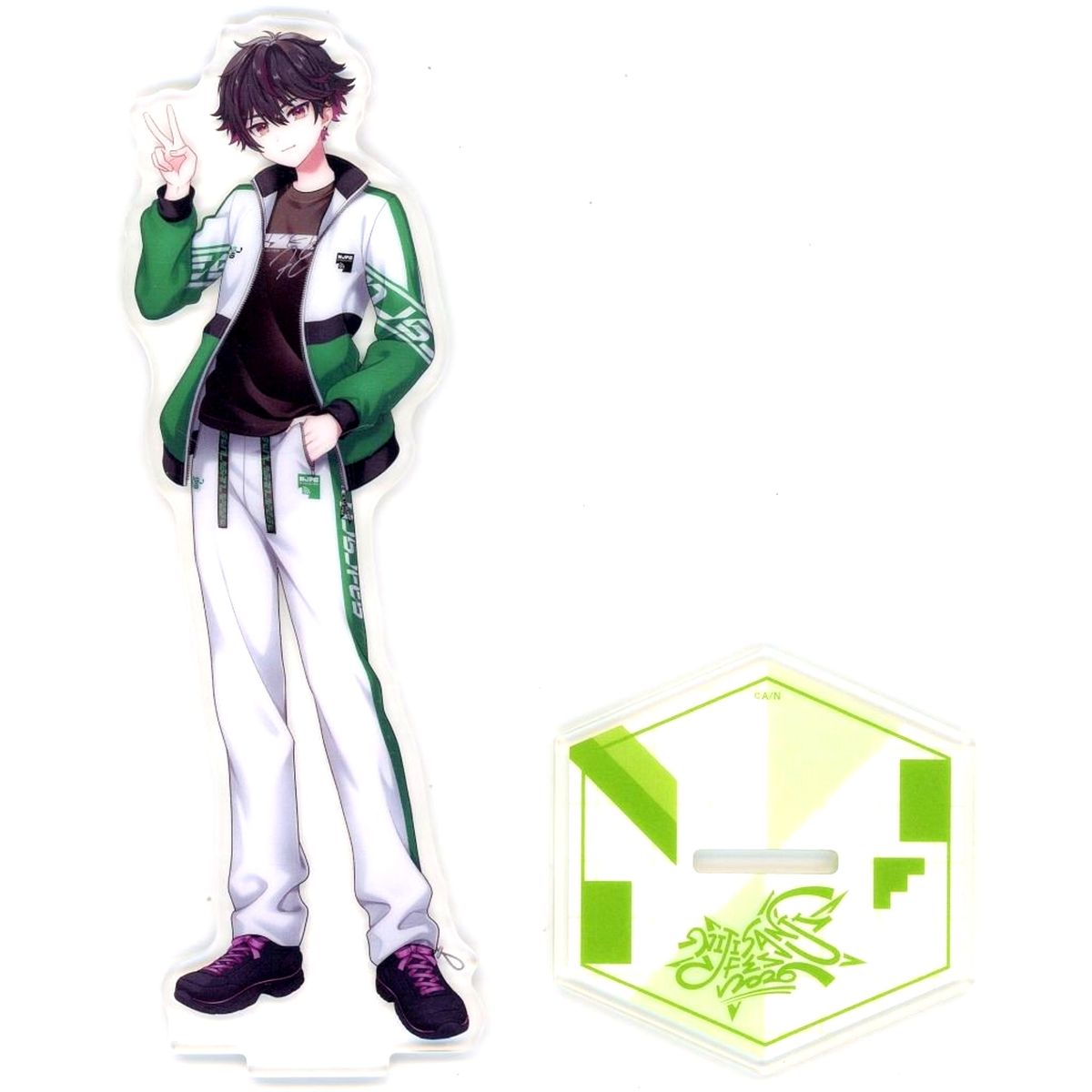 Sakayori Soma Virtual YouTuber Nijisanji Class Jersey Acrylic Stand Green NIJISANJI Fes 2026 [USED]
