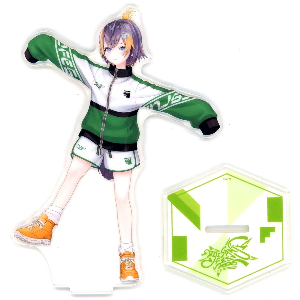 Petra Gurin Class Jersey Acrylic Stand Green Virtual YouTuber Nijisanji NIJISANJI Fes 2026 [USED]