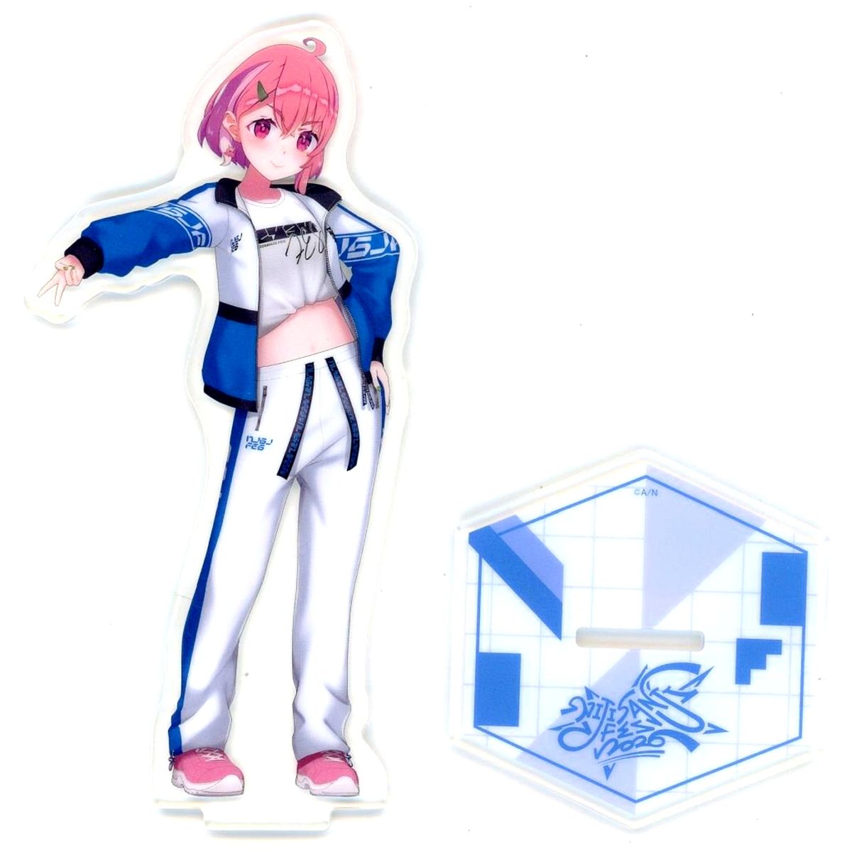 Sasaki Saku Class Jersey Acrylic Stand Blue Virtual YouTuber Nijisanji NIJISANJI Fes 2026 VTuber [USED]