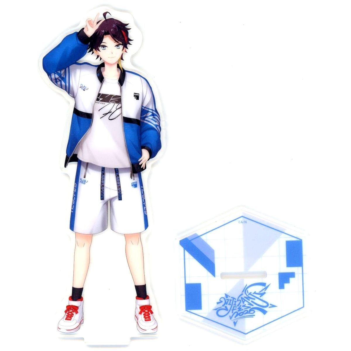 Saegusa Akina Virtual YouTuber Nijisanji Class Jersey Acrylic Stand Blue NIJISANJI Fes 2026 [USED]