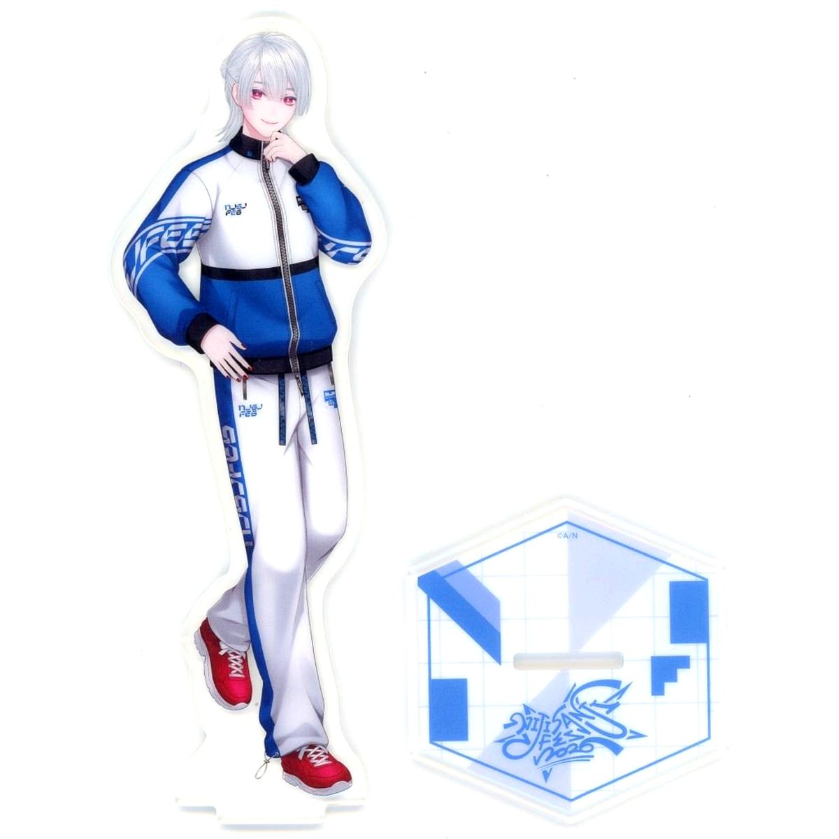 Genzuki Tojiro Virtual YouTuber Nijisanji Class Jersey Acrylic Stand Blue NIJISANJI Fes 2026 [USED]