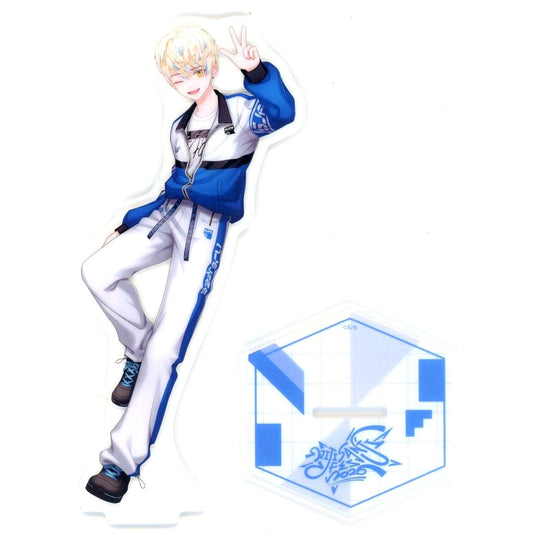 Hibachi Mana Virtual YouTuber Nijisanji Class Jersey Acrylic Stand Blue NIJISANJI Fes 2026 [USED]