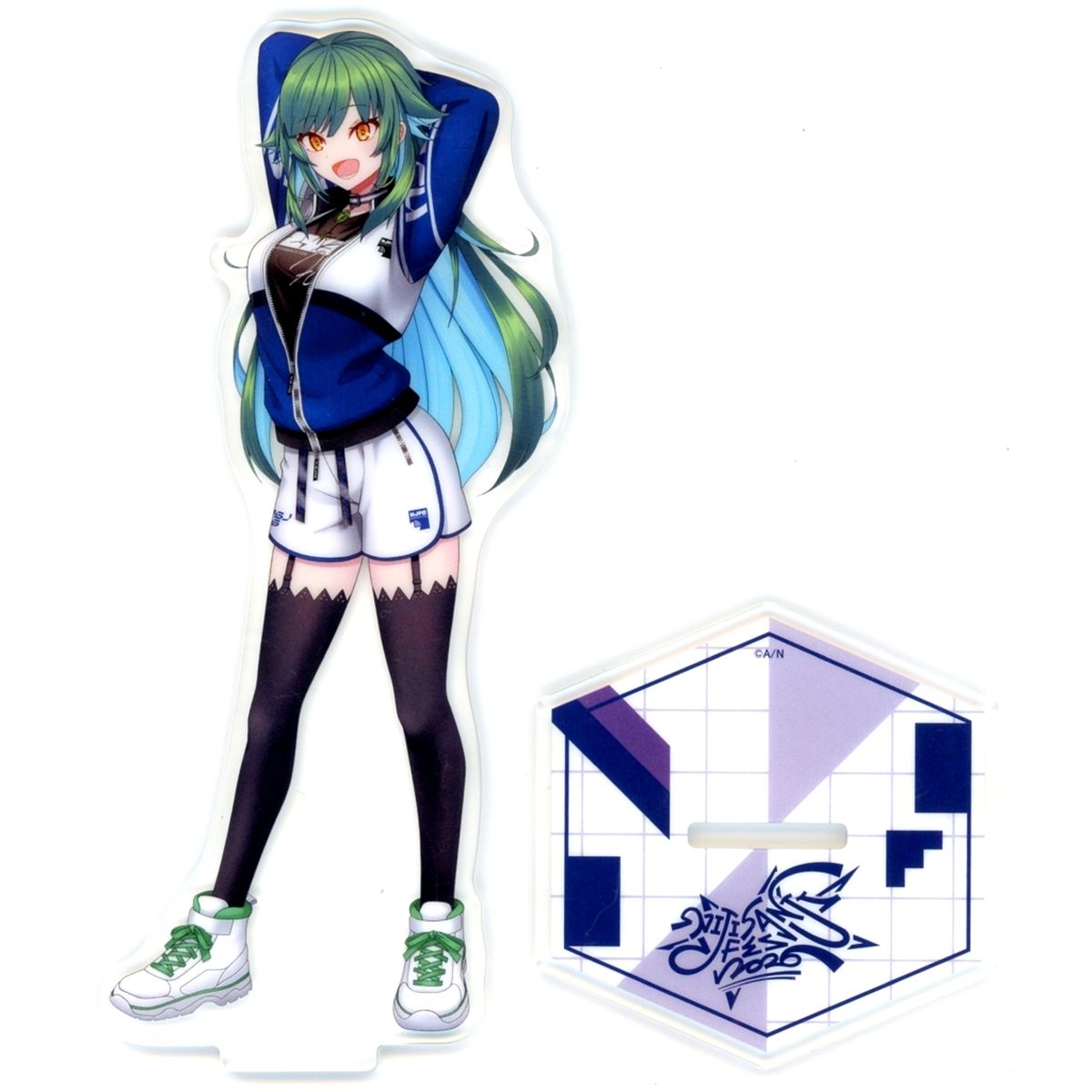Kitakoji Hisui Virtual YouTuber Nijisanji Class Jersey Acrylic Stand Indigo NIJISANJI Fes 2026 [USED]