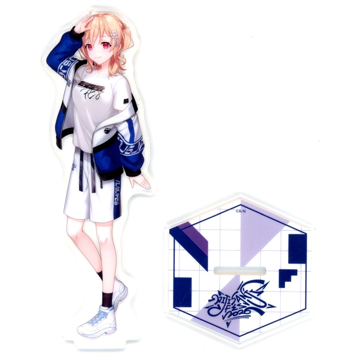 Akira Ray Class Jersey Acrylic Stand Indigo Virtual YouTuber Nijisanji NIJISANJI Fes 2026 [USED]