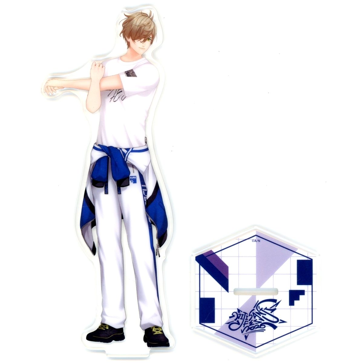 Oliver Evans Class Jersey Acrylic Stand Indigo Virtual YouTuber Nijisanji Fes 2026 [USED]