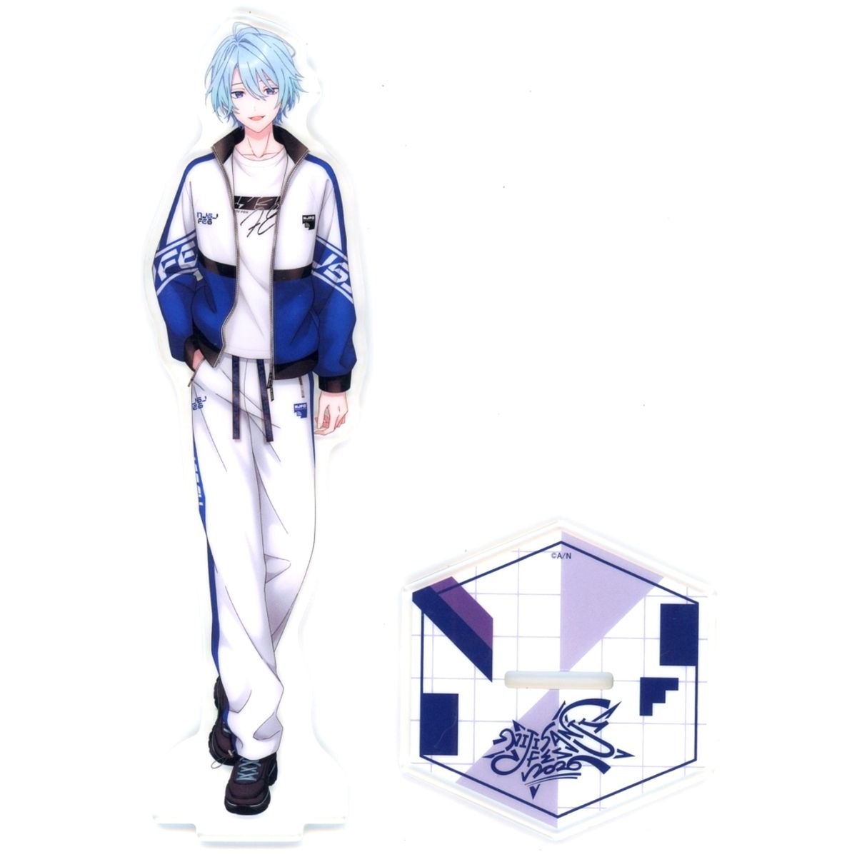 Nagisa Trout Virtual YouTuber Nijisanji NIJISANJI Fes 2026 Class Jersey Acrylic Stand Indigo [USED]