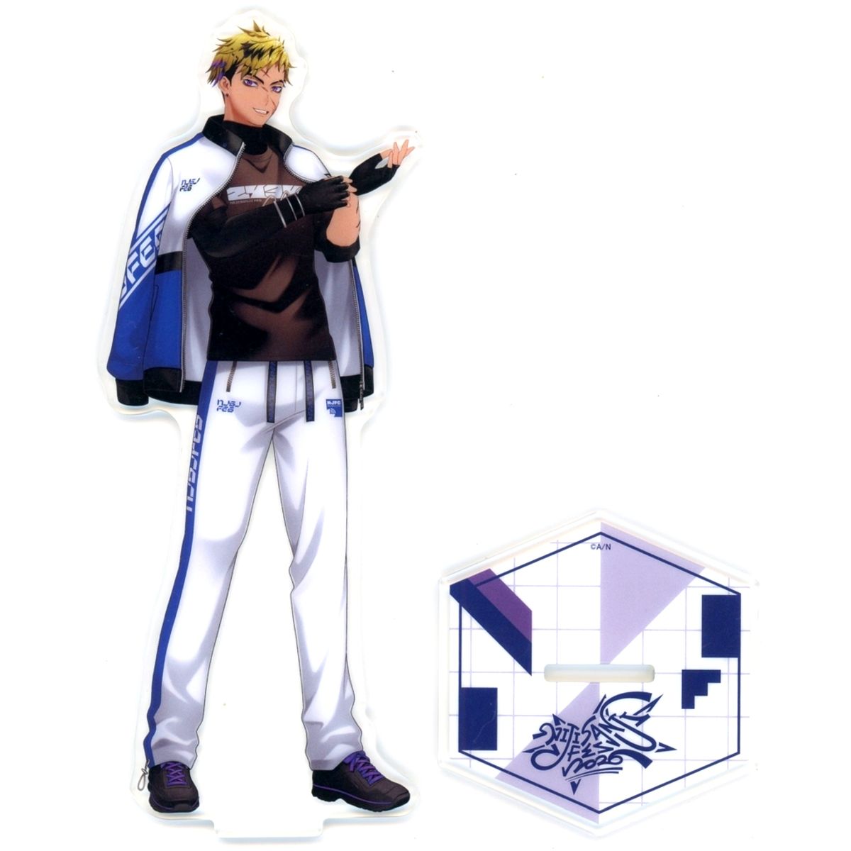 Vantacrow Bringer Class Jersey Acrylic Stand Indigo Virtual YouTuber Nijisanji Fes 2026 [USED]