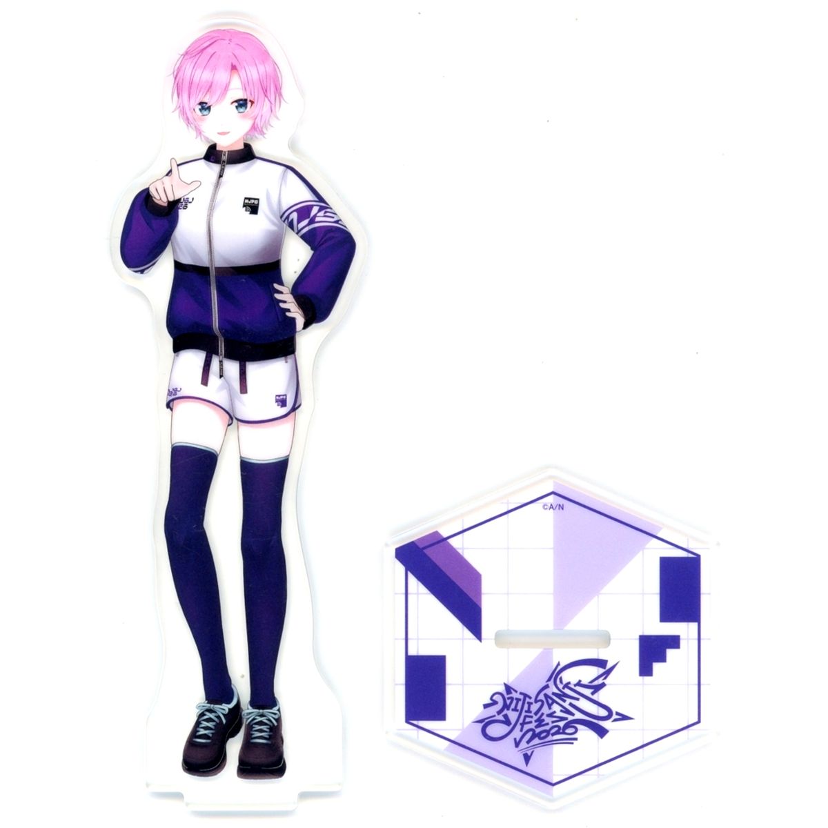 Yuhi Riri Class Jersey Acrylic Stand Violet Virtual YouTuber Nijisanji NIJISANJI Fes 2026 [USED]