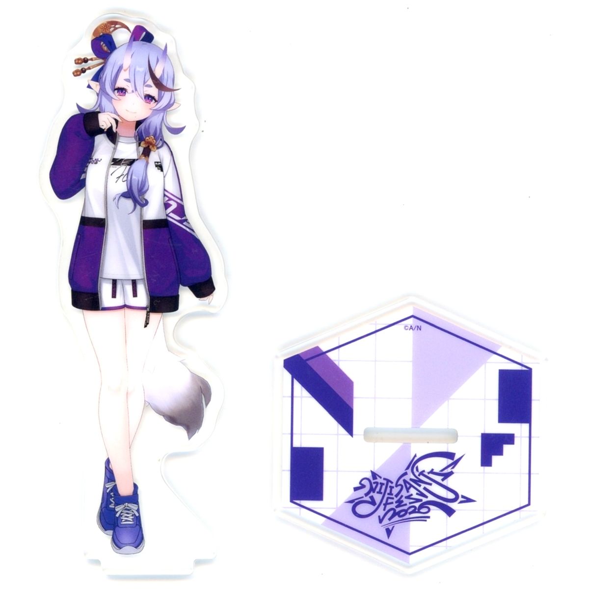 Rindou Mikoto Class Jersey Acrylic Stand Violet Virtual YouTuber Nijisanji NIJISANJI Fes 2026 [USED]