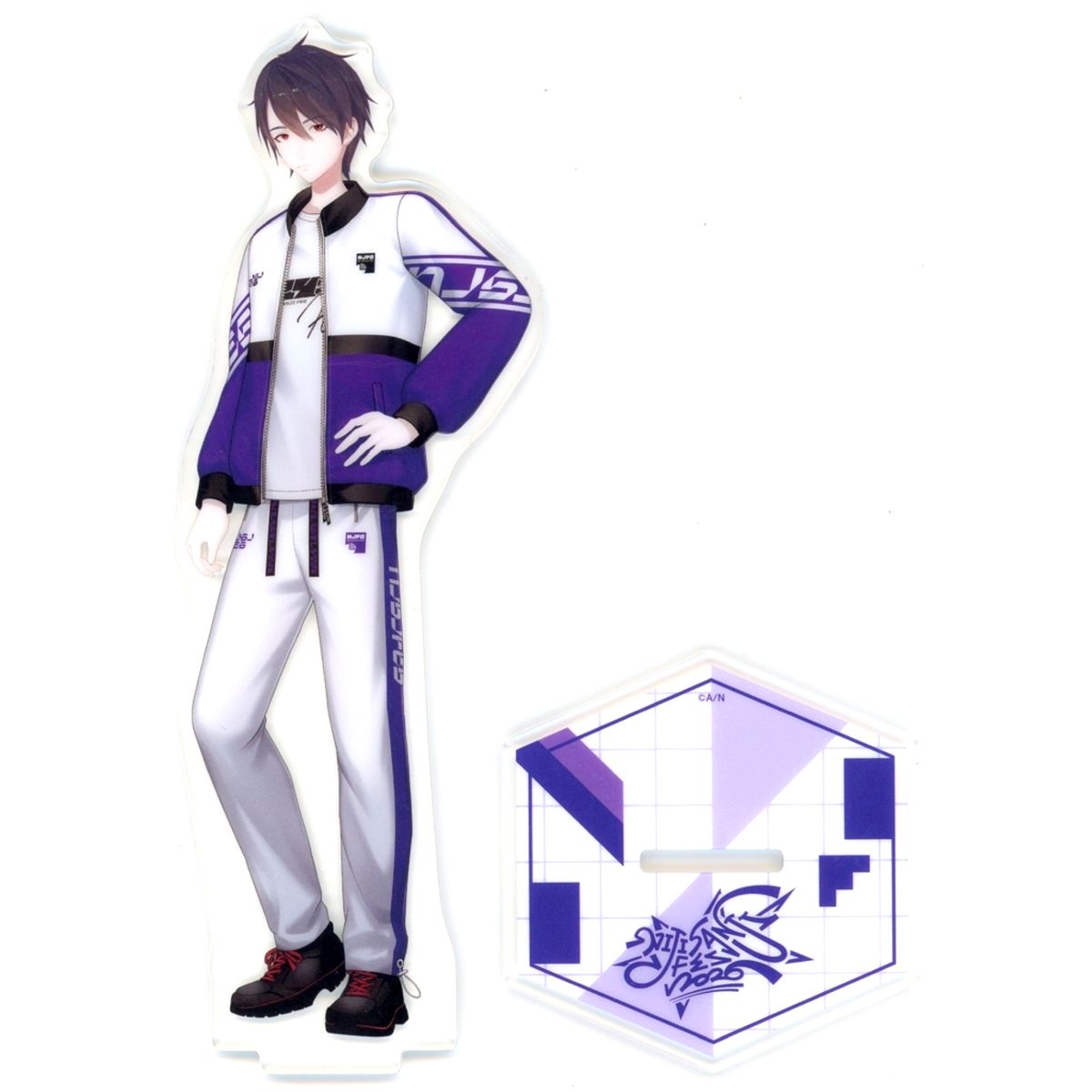 Yumeoi Kakeru Virtual YouTuber Nijisanji Class Jersey Acrylic Stand Violet NIJISANJI Fes 2026 [USED]