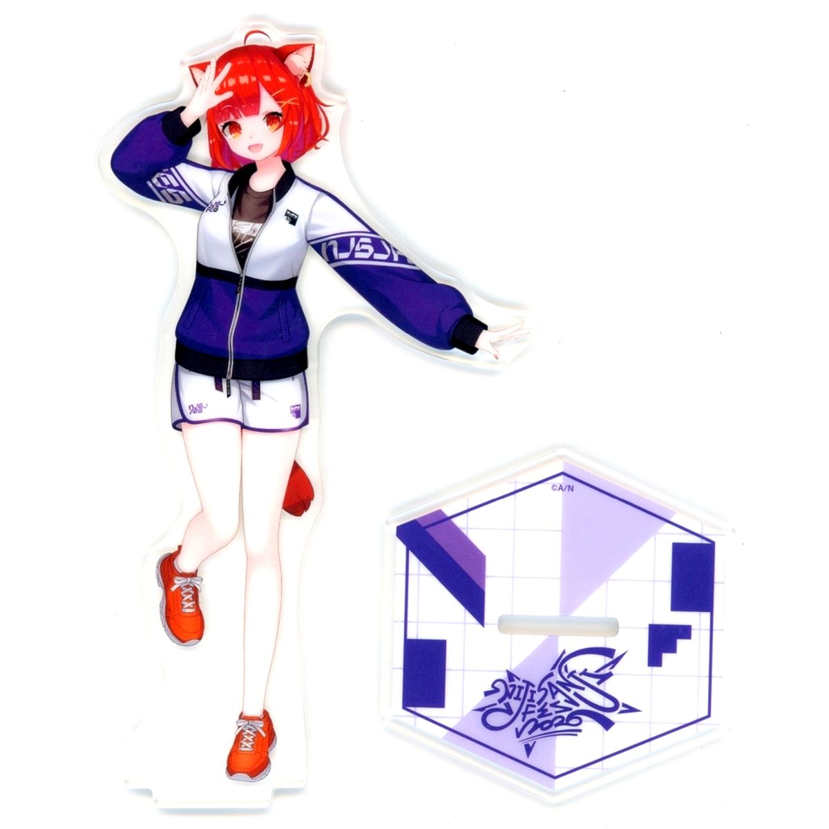 Ratna Petit Class Jersey Acrylic Stand Violet Virtual YouTuber Nijisanji NIJISANJI Fes 2026 [USED]