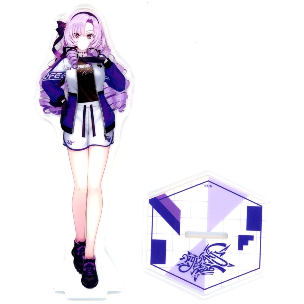 Hyakumantenbara Salome Class Jersey Acrylic Stand Violet Virtual YouTuber Nijisanji NIJISANJI Fes 2026 [USED]
