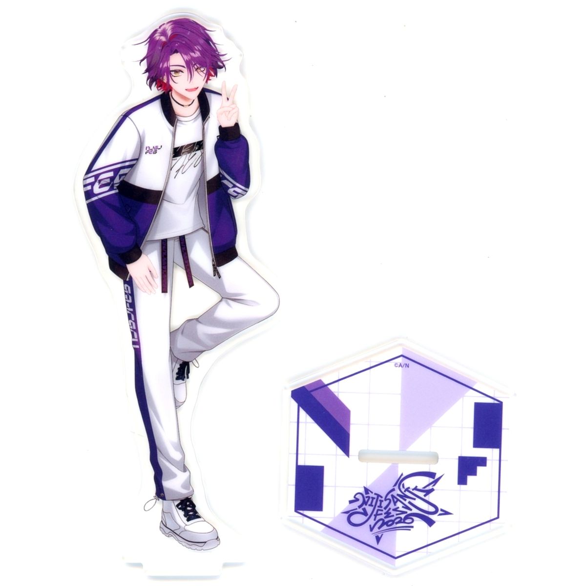 Watarai Hibari Class Jersey Acrylic Stand Violet Virtual YouTuber Nijisanji NIJISANJI Fes 2026 [USED]