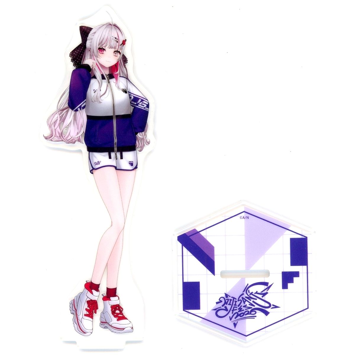 Ishigami Nozomi Class Jersey Acrylic Stand Violet Virtual YouTuber Nijisanji Nijisanji Fes 2026 [USED]
