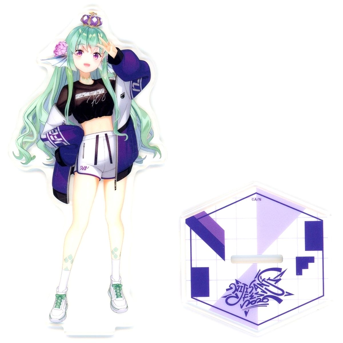 Finana Ryugu Virtual YouTuber Nijisanji Class Jersey Acrylic Stand Violet NIJISANJI Fes 2026 [USED]