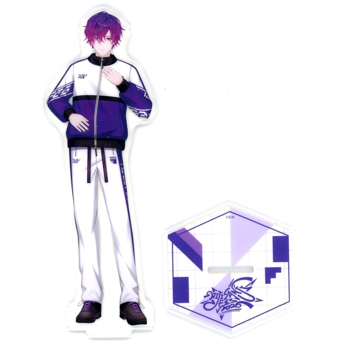 Uki Violeta Virtual YouTuber Nijisanji Class Jersey Acrylic Stand Violet NIJISANJI Fes 2026 [USED]