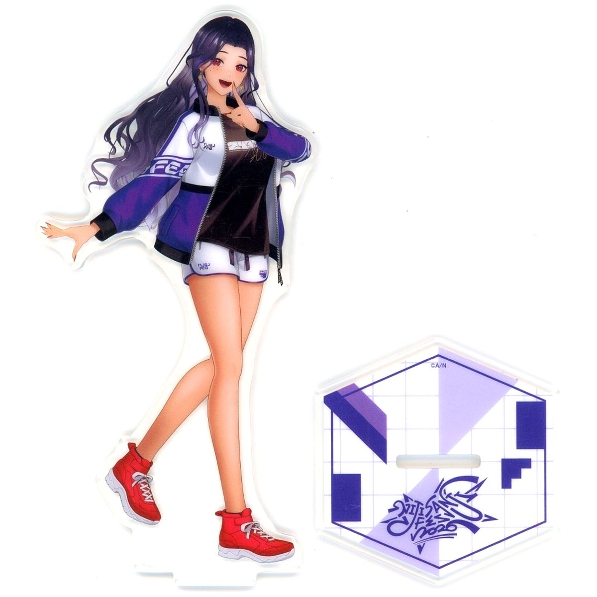 Scarle Yonaguni Virtual YouTuber Nijisanji Class Jersey Acrylic Stand Violet NIJISANJI Fes 2026 [USED]