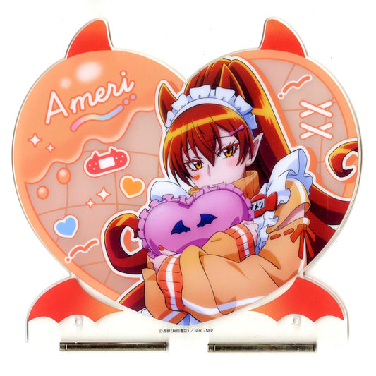 Ameri Azazel Prize A Heart Acrylic Panel Kamiani Kuji Welcome to Demon School! Iruma-kun Jersey Maid [USED]