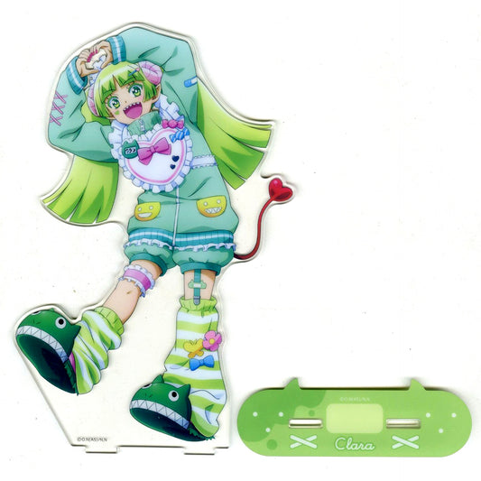 Clara Valac Prize C Big Acrylic Stand Kamiani Kuji Welcome to Demon School! Iruma-kun Jersey Maid [USED]