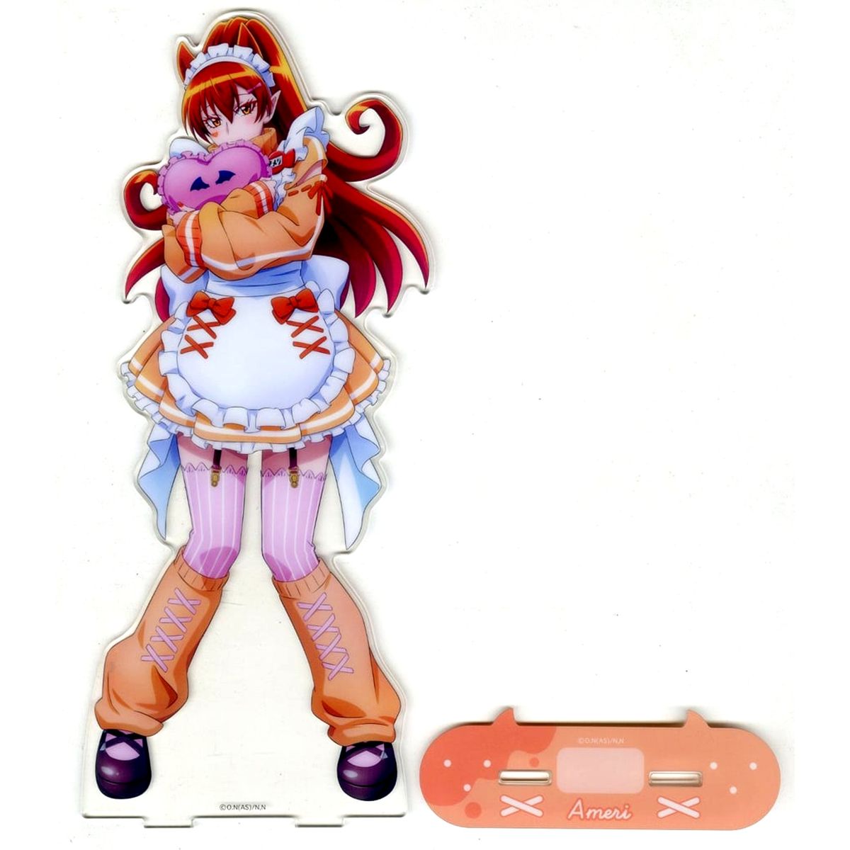 Azazel Ameri Jersey Maid Big Acrylic Stand Kamiani Kuji Welcome to Demon School! Iruma-kun Prize C [USED]