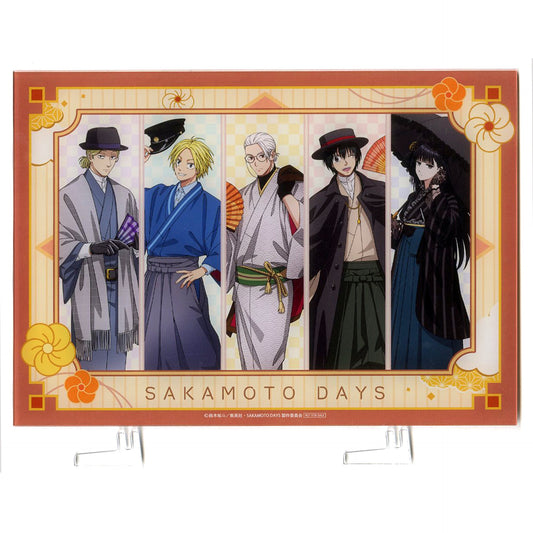 Group Sakamoto Days A4 Acrylic Panel Lucky Button BOX Lucky End Prize [USED]