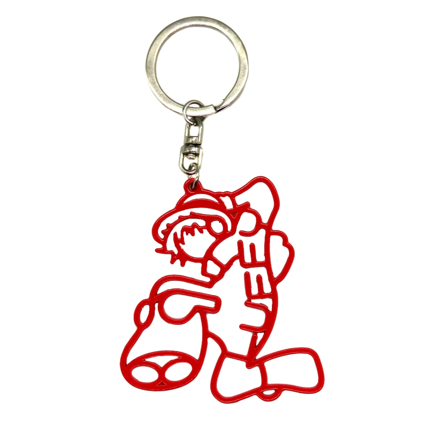Monkey D. Luffy Gear 5 One Piece Ichiban Kuji Egghead Island Burst of Energy Silhouette Keychain Prize H [USED]