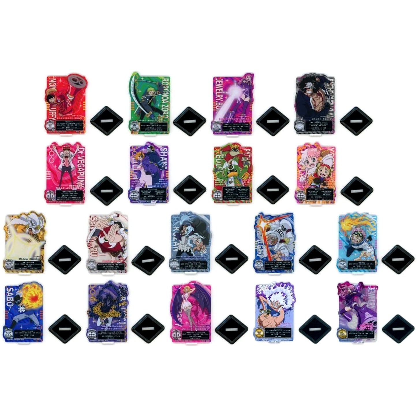 Set of 18 ACLLECT One Piece Future Island Egghead Ichiban Kuji One Piece Future Island Egghead Burst of Energy Prize I [USED]