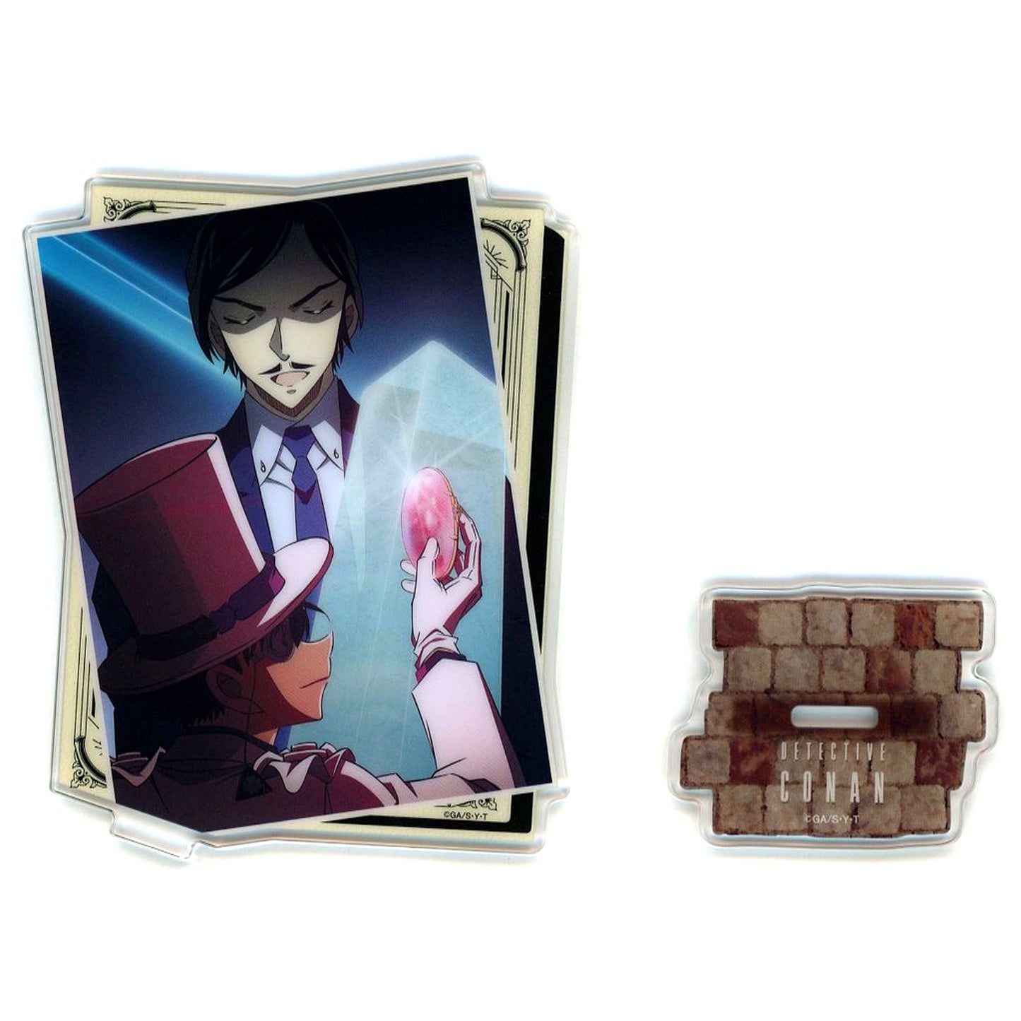Kaito Kid vs Takaaki H Prize Detective Conan Sega Lucky Kuji Targeted Lips Memorial Cut FILE.3 Acrylic Stand [USED]