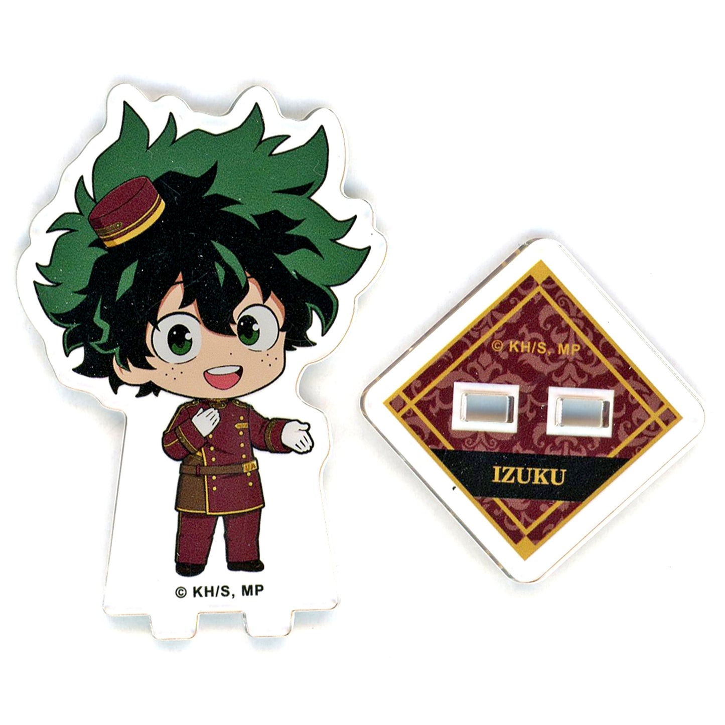 Izuku Midoriya My Hero Academia x animatecafe Trading Mini Acrylic Stand A Welcome Ver. [USED]