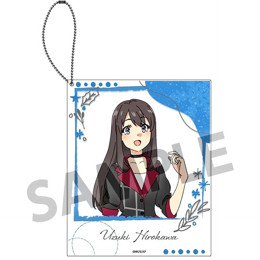 Uzuki Hirokawa Polaroid-Style Acrylic Keychain Rascal Does Not Dream of Santa Claus [USED]