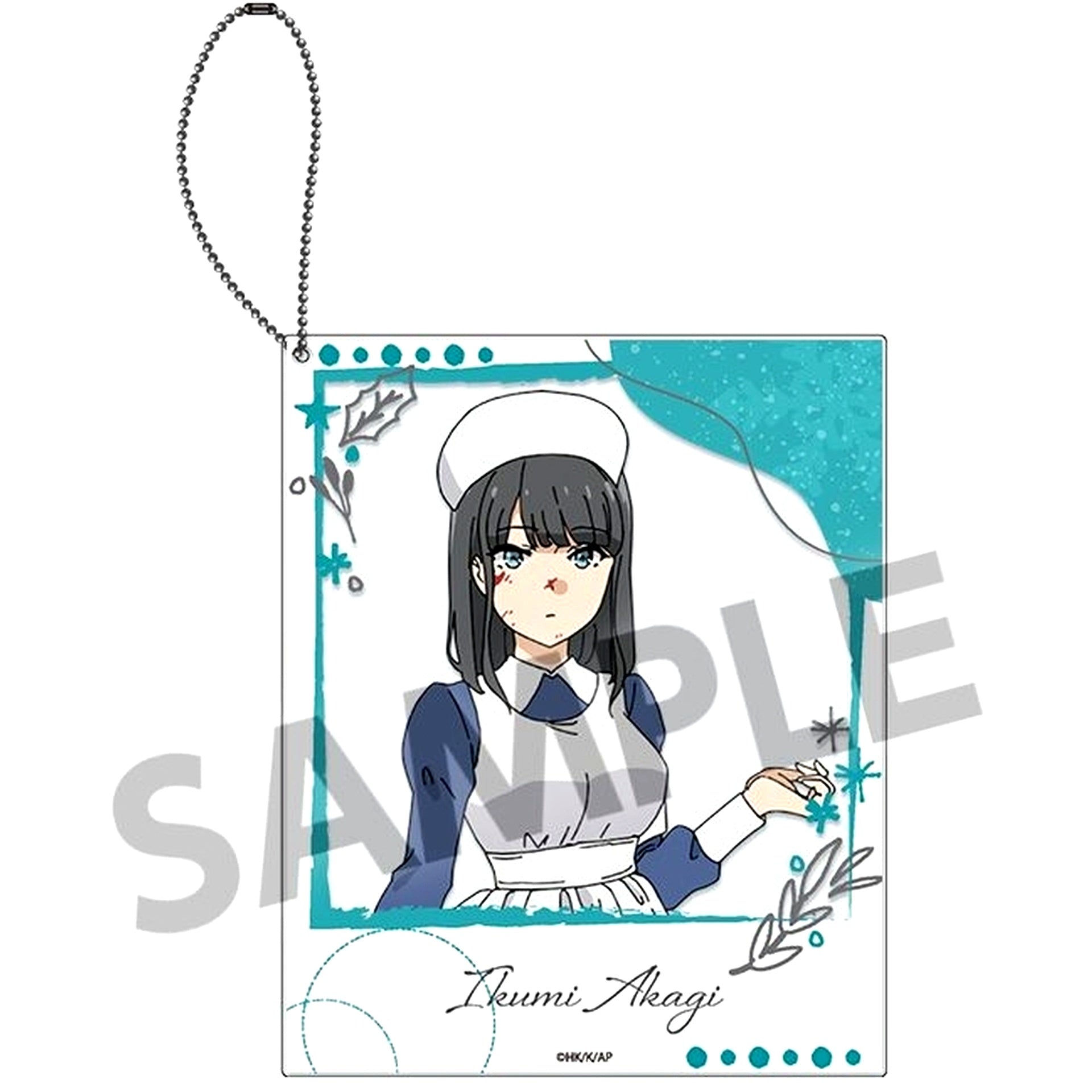 Ikumi Akagi Polaroid-Style Acrylic Keychain Rascal Does Not Dream of Santa Claus [USED]
