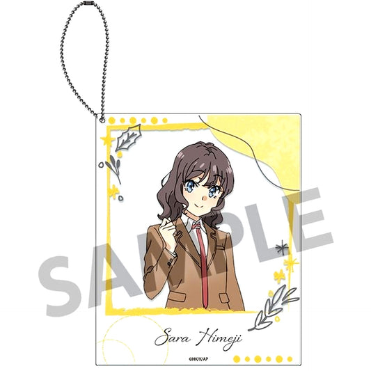 Sara Himeji Polaroid-Style Acrylic Keychain Rascal Does Not Dream of Santa Claus [USED]