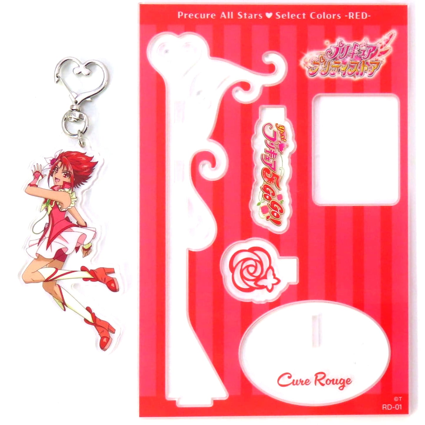 Cure Rouge Pretty Cure All Stars Select Colors Red #1 Acrylic Stand [USED]
