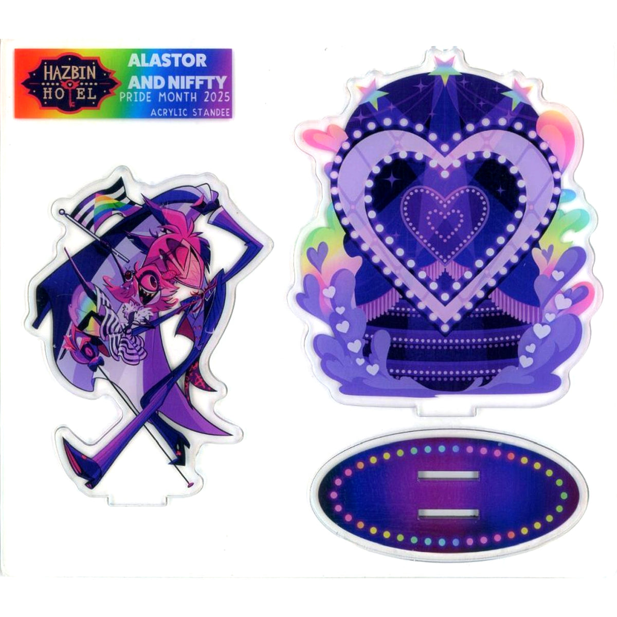Alastor, Niffty Pride Month 2025 Acrylic Stand Hazbin Hotel [USED]