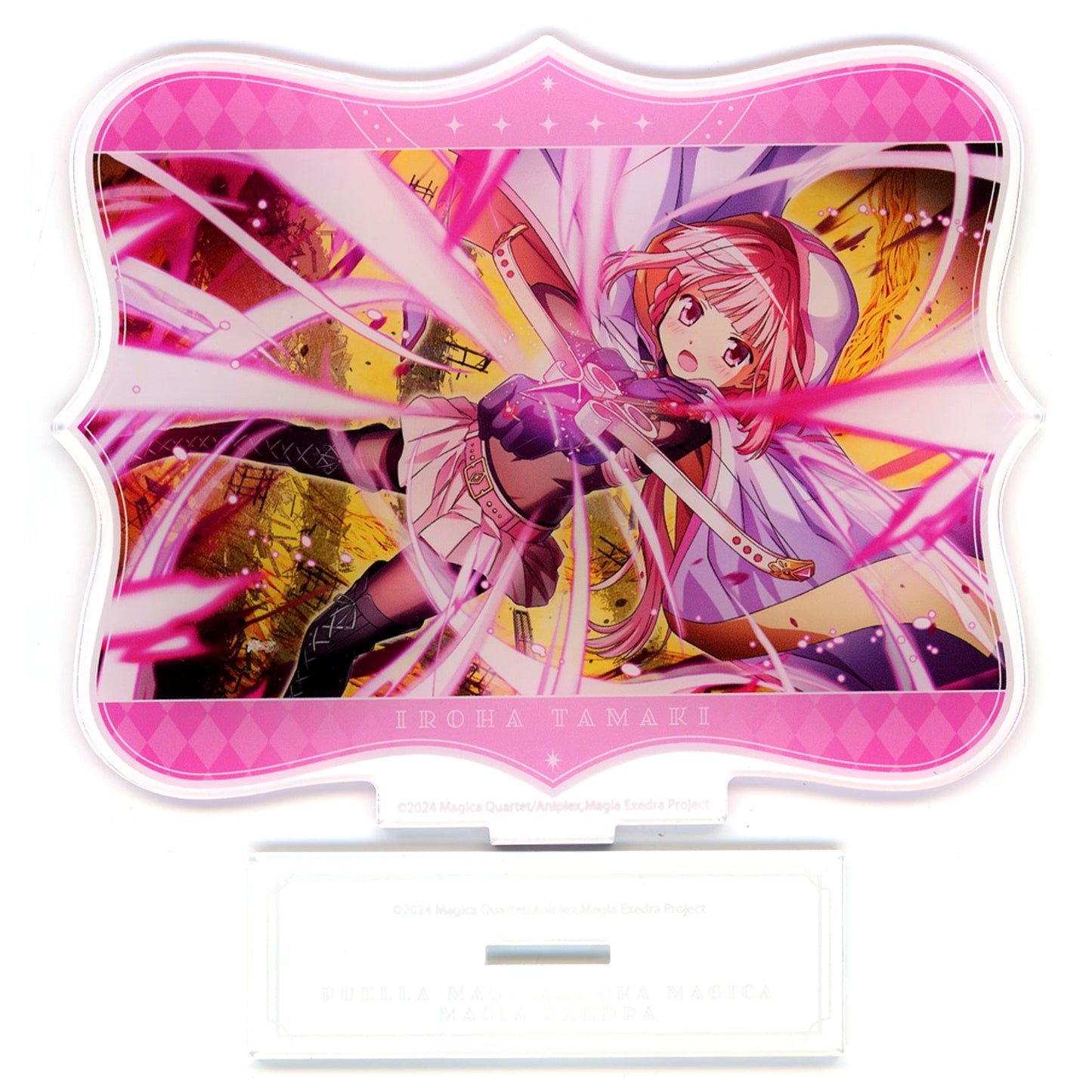 Iroha Tamaki Strada Futuro BIG Acrylic Stand Puella Magi Madoka Magica Magia Exedra [USED]