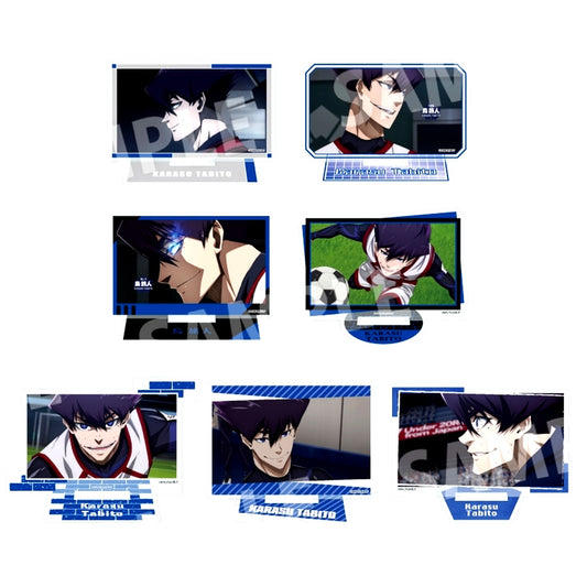 Set of 7 Tabito Karasu Blue Lock Dakesta Only Trading Acrylic Stand [USED]