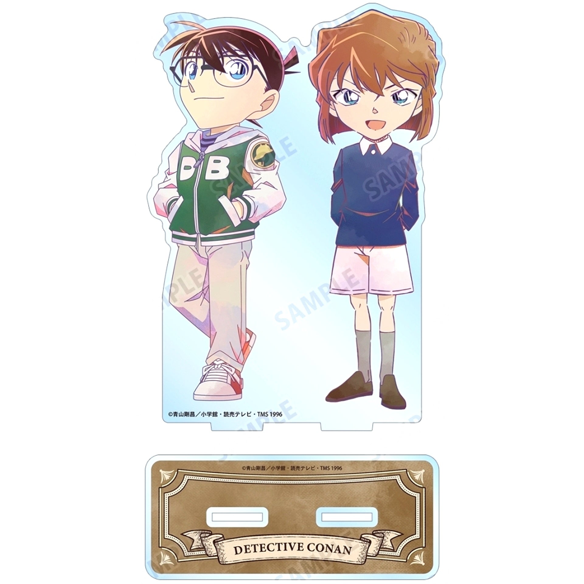 Conan Edogawa & Ai Haibara Ani-Art 9th BIG Acrylic Stand Detective Conan [USED]